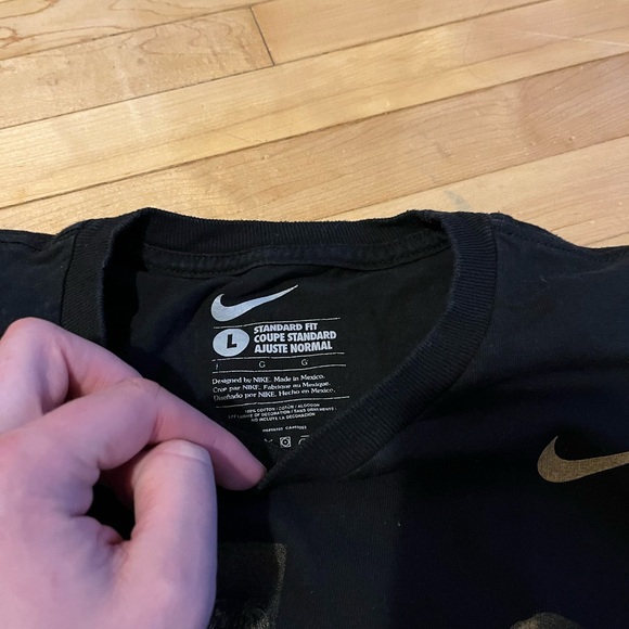 Nike Manny Pacquiao Nike Standard Fit Large Black T-Shirt - Picture 3 of 4